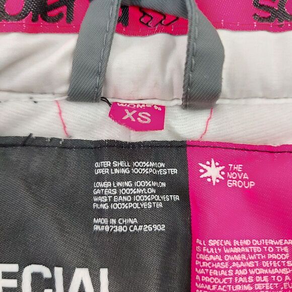 Special Blend Snow Ski Cargo Pants Womens XS Gray Insulated Nylon Winter Outdoor - Picture 9 of 11